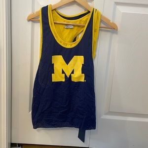 University of Michigan women’s strappy jersey tank